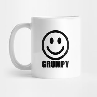 Grumpy Smiley Face Mug